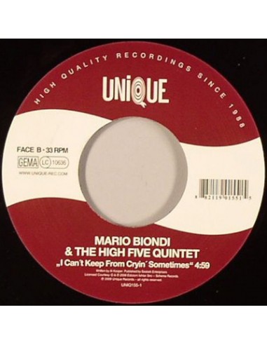 洋楽 Mario Biondi & The High Five Quintet 7 MARIO BIONDI and THE HIGH FIVE QUINTET: 